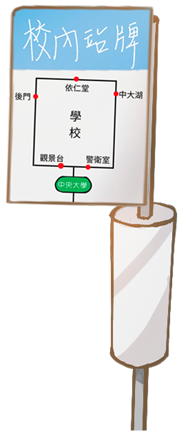 公車資訊板背面